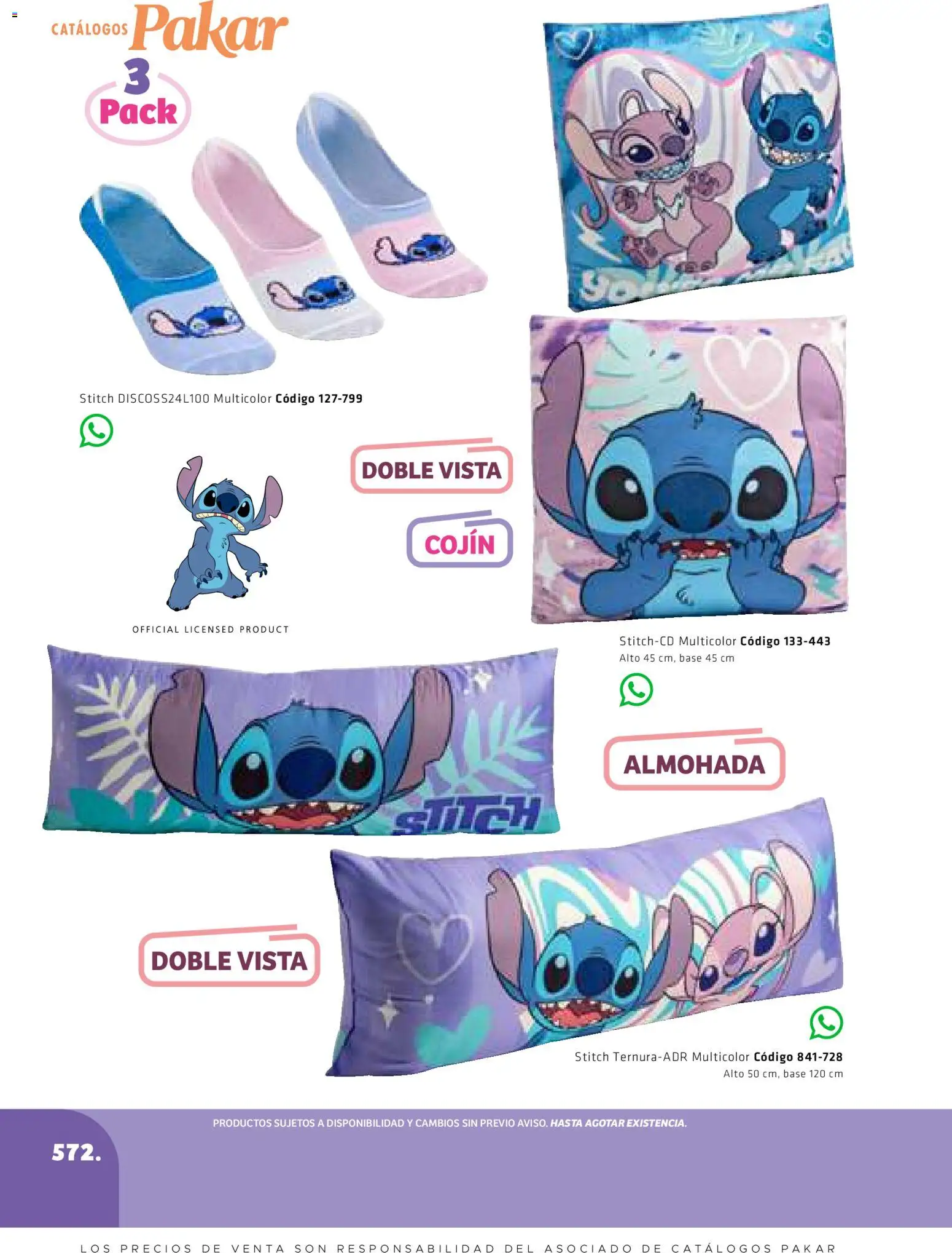 Nuevas ofertas de SC Pakar válidas en toda la República Mexicana desde el 27.02.2026. ¡Encuentra las mejores ofertas en SC Pakar catálogo Premium Women! | Página: 572 | Productos: Almohada