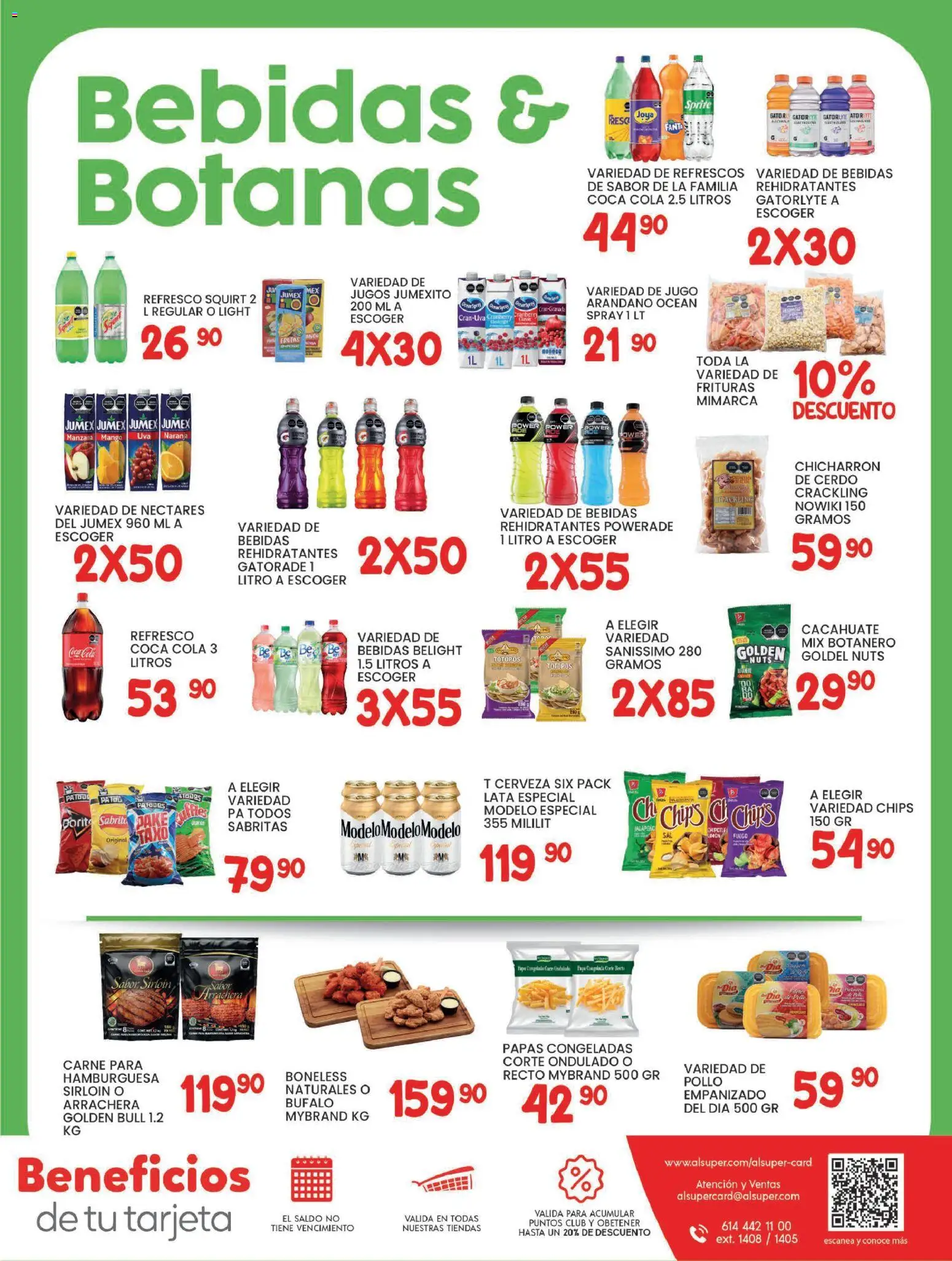 Nuevas ofertas de Alsuper válidas en toda la República Mexicana desde el 13.02.2026. ¡Encuentra las mejores ofertas en Alsuper folleto Zacatecas! | Página: 7 | Productos: Papa, Cacahuate, Manzana, Mango