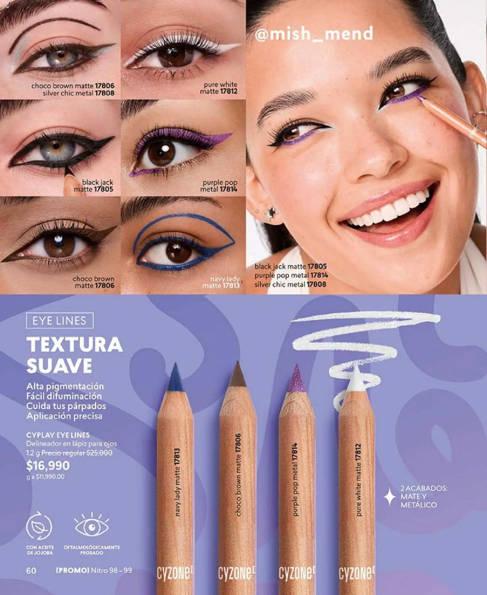 CyZone revista - valida desde el 30.01.2026 | Página: 59 | Productos: Delineador, Aceite