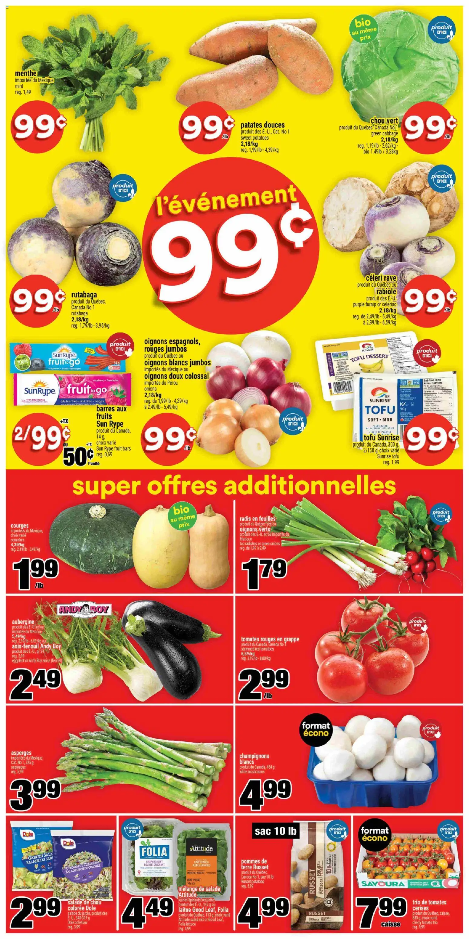 Super C flyer valid from 12.03.2026 | Page: 4 | Products: Salad, Potatoes, Tomatoes