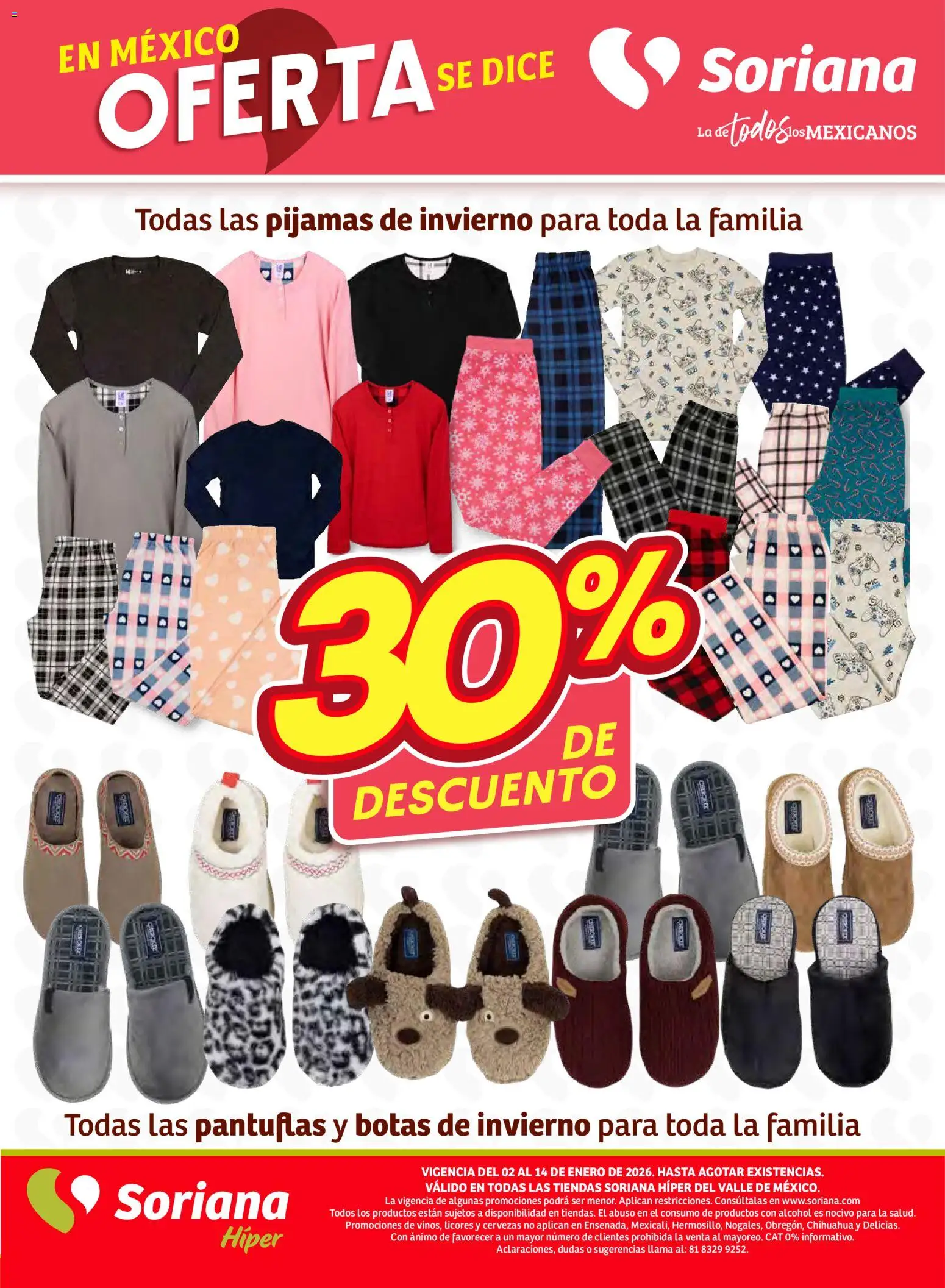 Nuevas ofertas de Soriana válidas en toda la República Mexicana desde el 02.01.2026. ¡Encuentra las mejores ofertas en Soriana - Preciazazaso Híper: Valle de México ! | Página: 50 | Productos: Botas, Pantuflas