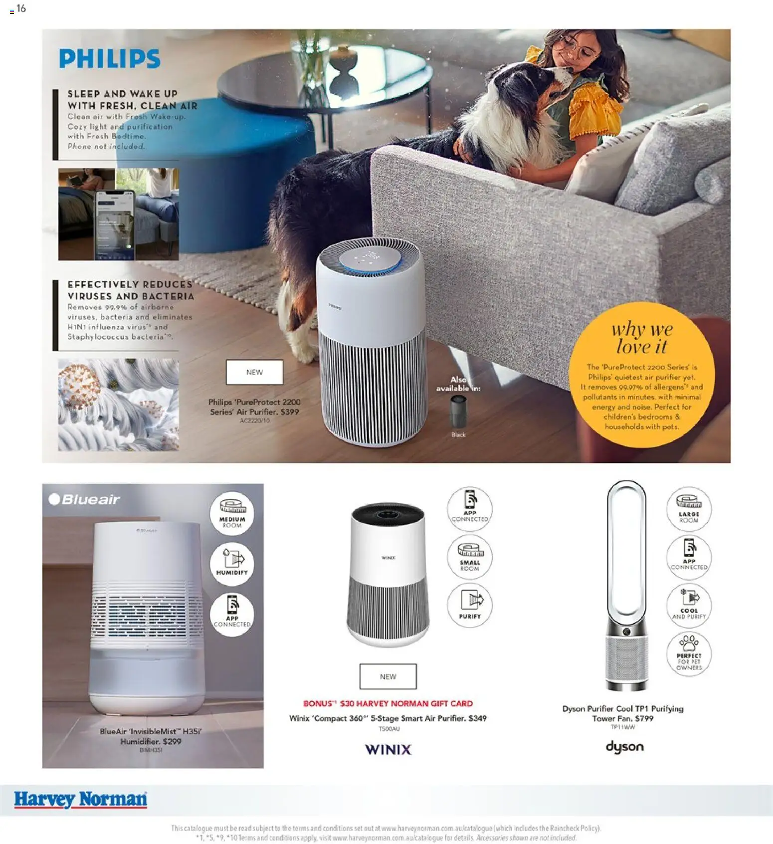 Harvey Norman catalogue - valid from 28.10.2025 | Page: 16 | Products: Light, Accessories, Phone, Air purifier