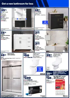 Preview of Rona weekly flyer from shop Rona valid from 04.12.2025 | Page: 4 | Products: Cabinet, Box, Shower
