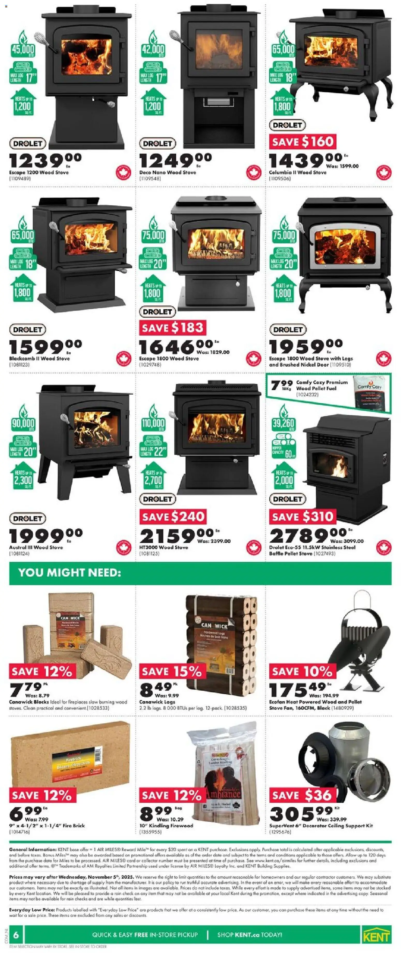 Kent flyer valid from 30.10.2025 | Page: 7 | Products: Stove
