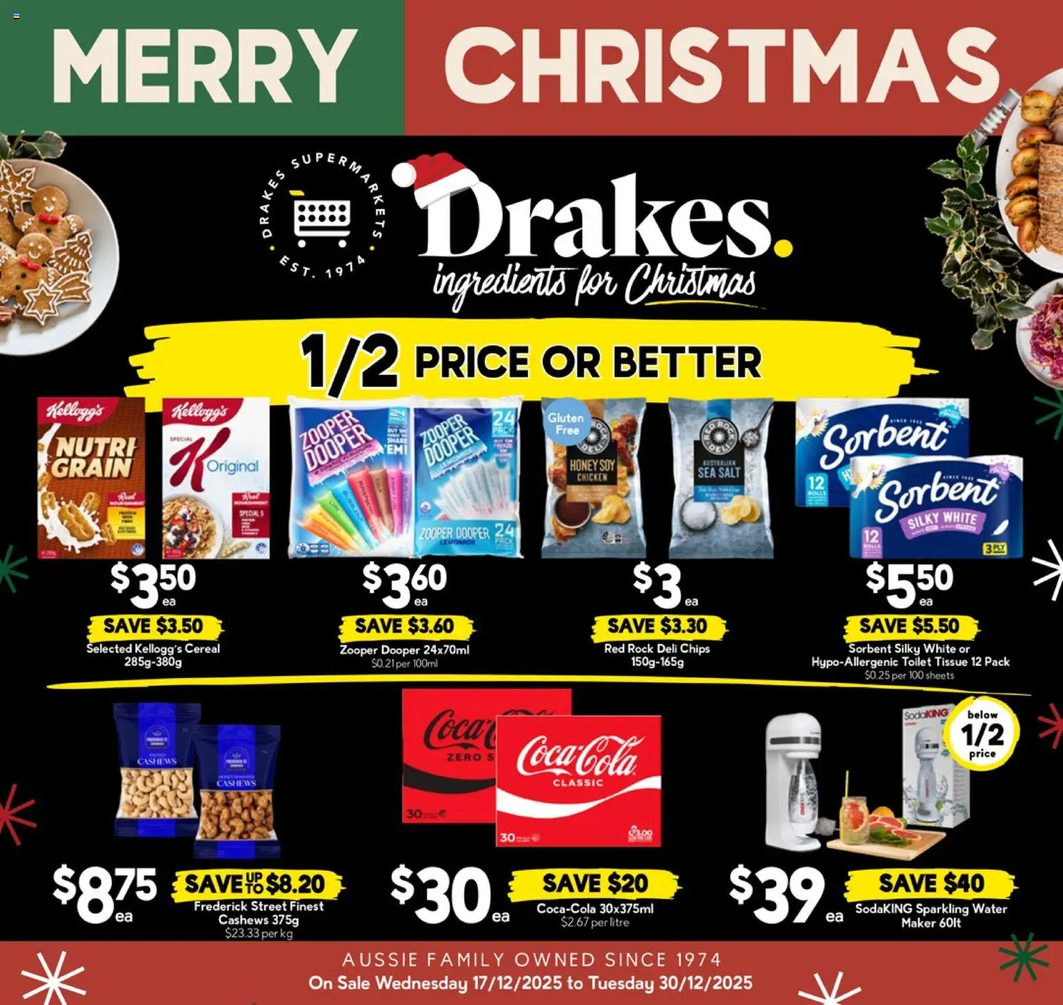 Drakes catalogue - valid from 17.12.2025 | Page: 24 | Products: Toilet, Honey, Chips, Water