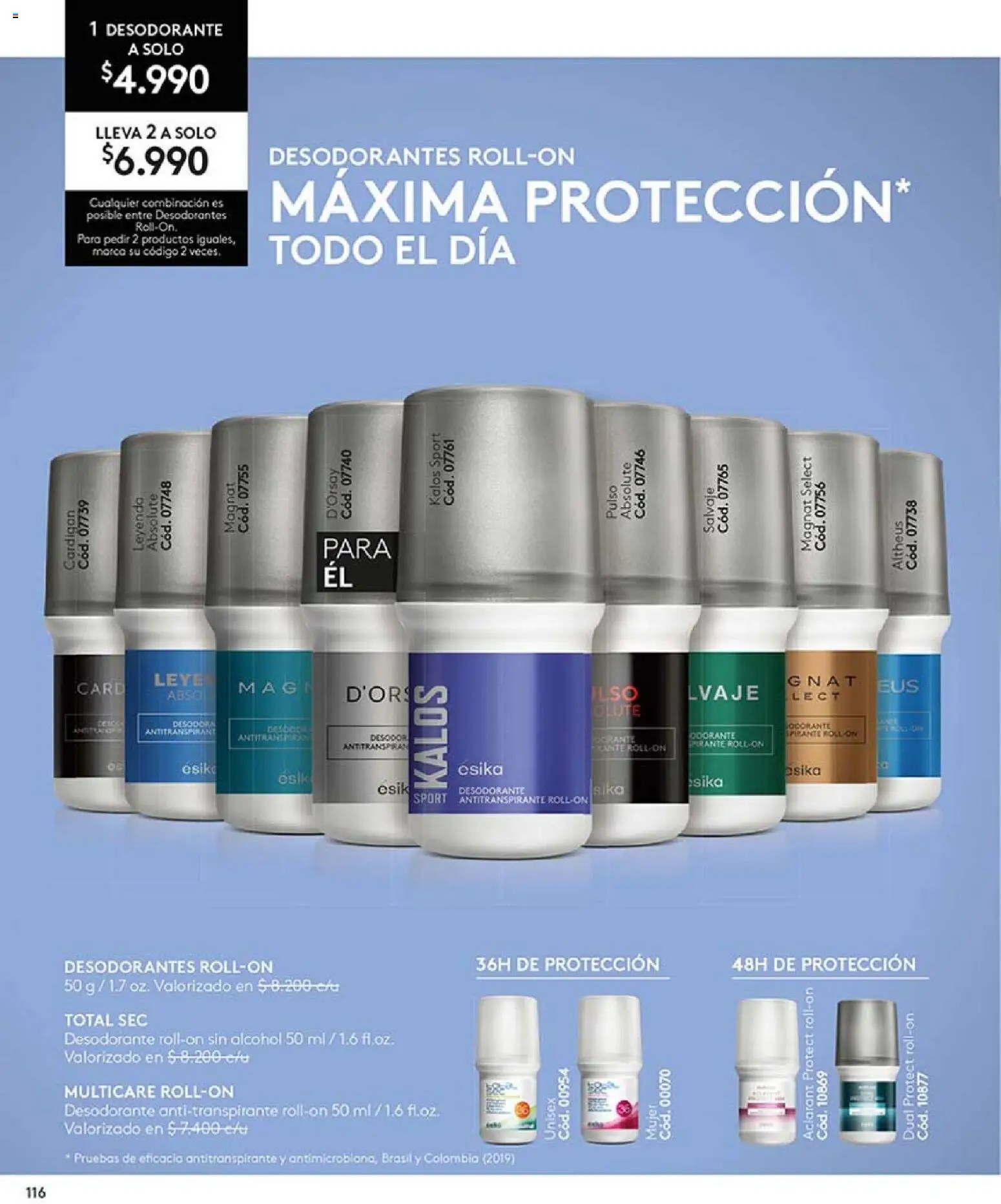 Catálogo Ésika Campaña 4 │ válido desde el 15.02.2026 | Página: 116 | Productos: Desodorante, Antitranspirante