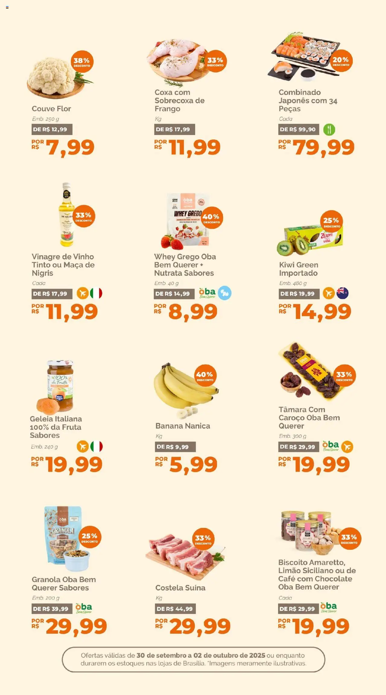 Oba Hortifruti Folheto - válido de 30.09.2025 | Página: 5 | Produtos: Café, Geleia, Granola, Couve