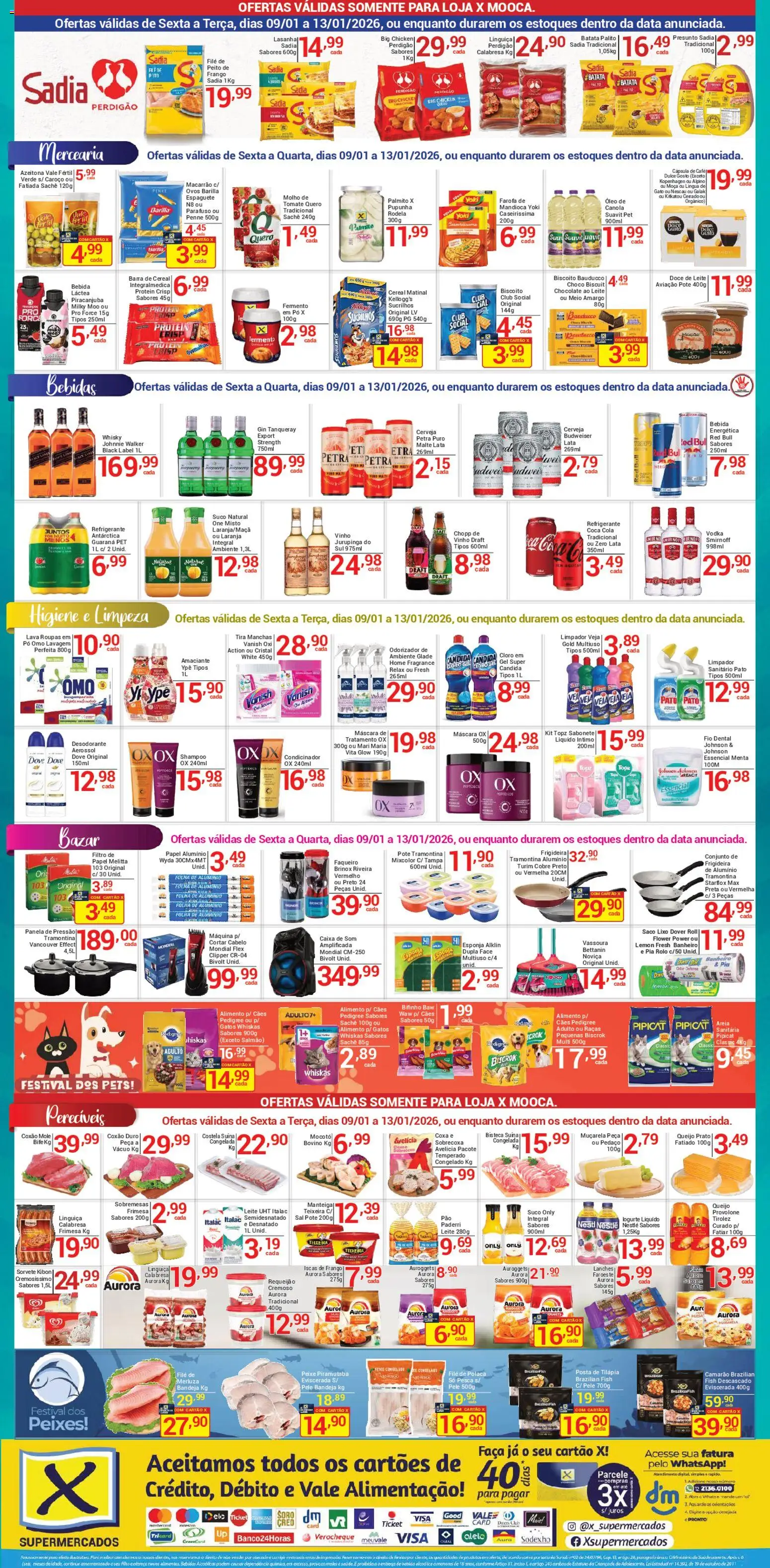 X Supermercados Folheto - válido de 09.01.2026 | Página: 2 | Produtos: Palmito, Rolo, Suco, Doce de leite