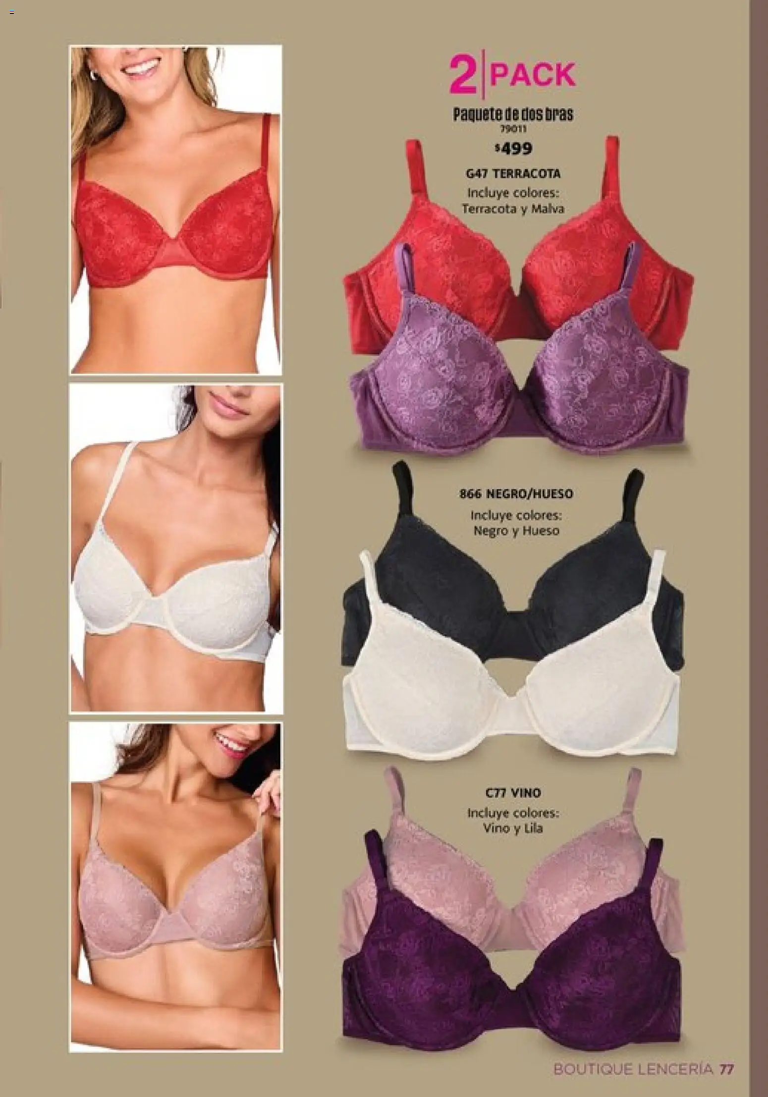 Nuevas ofertas de Ilusión válidas en toda la República Mexicana desde el 01.03.2026. ¡Encuentra las mejores ofertas en Ilusión catálogo Primavera! | Página: 79 | Productos: Vino, Lenceria