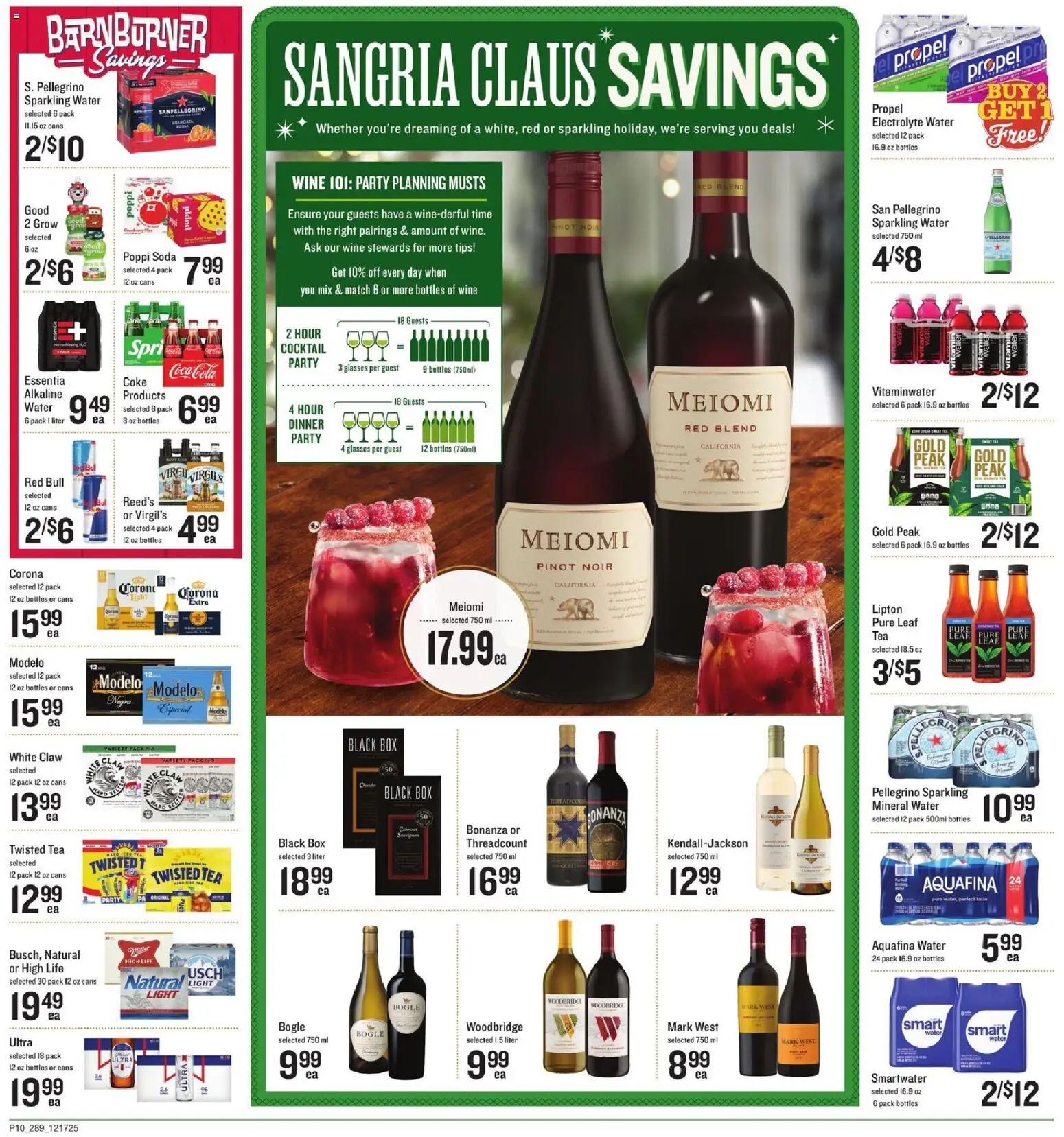 Lowes Foods Weekly Ad - GA - valid from 17.12.2025 | Page: 13 | Products: Box, Wine, Tea, Water