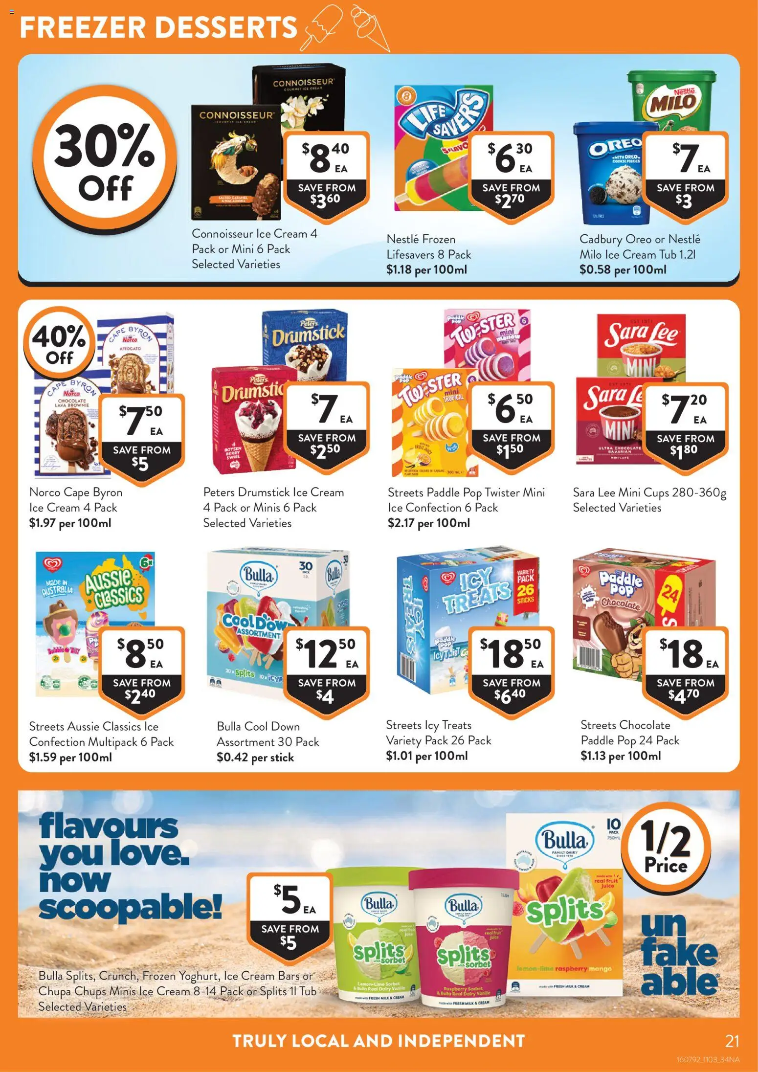 Foodworks catalogue - valid from 11.03.2026 | Page: 21 | Products: Milk, Dairy, Chocolate, Ice cream