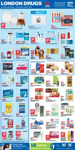 Preview of London Drugs weekly flyer / circulaire from shop London Drugs valid from 02.04.2026