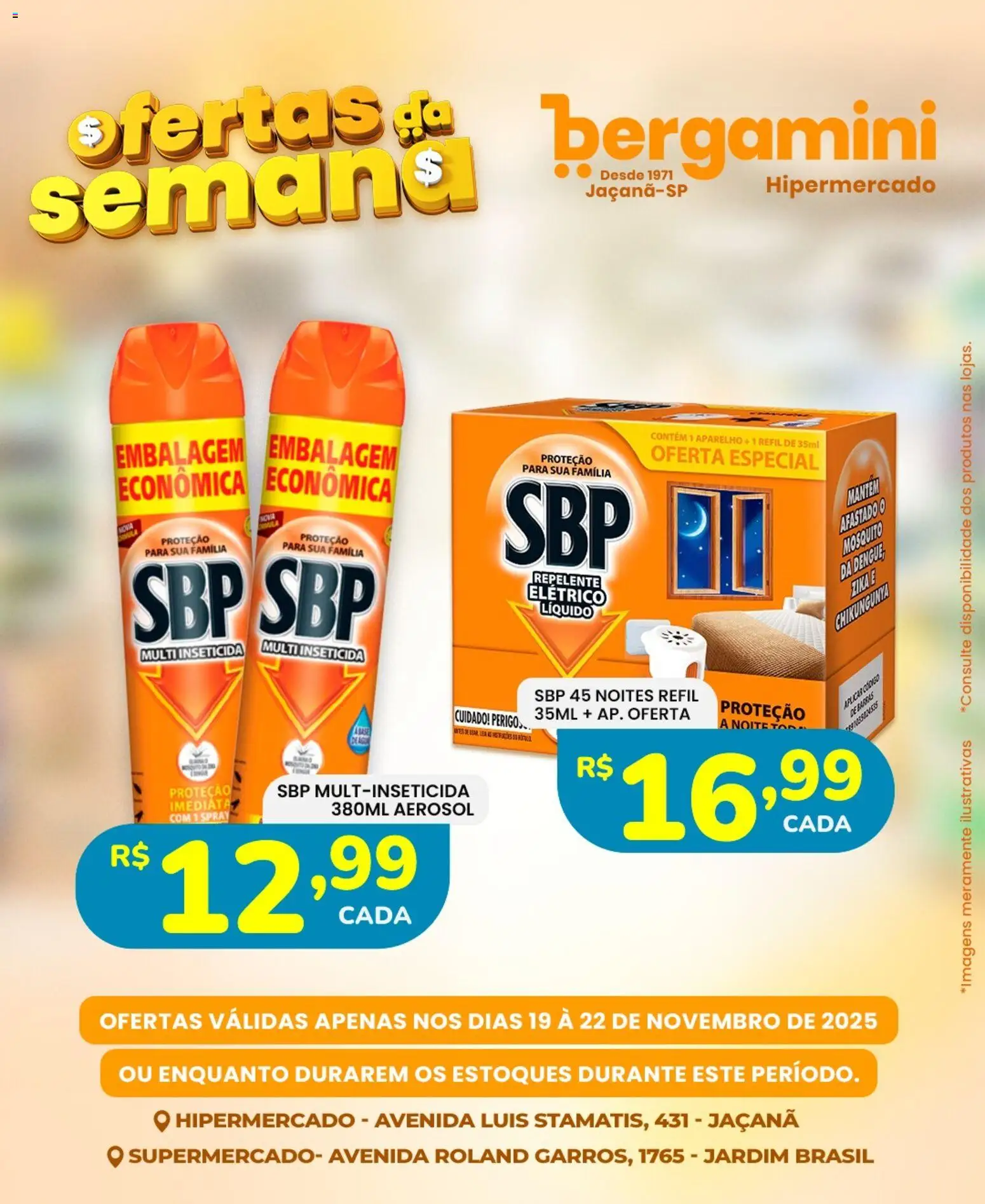 Supermercado Bergamini Folheto - válido de 19.11.2025 | Página: 11 | Produtos: Repelente, Inseticida