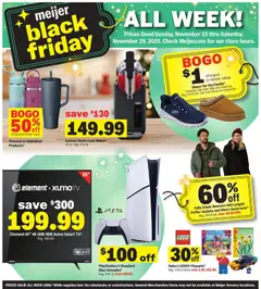 Preview of Meijer weekly ads valid from 23.11.2025