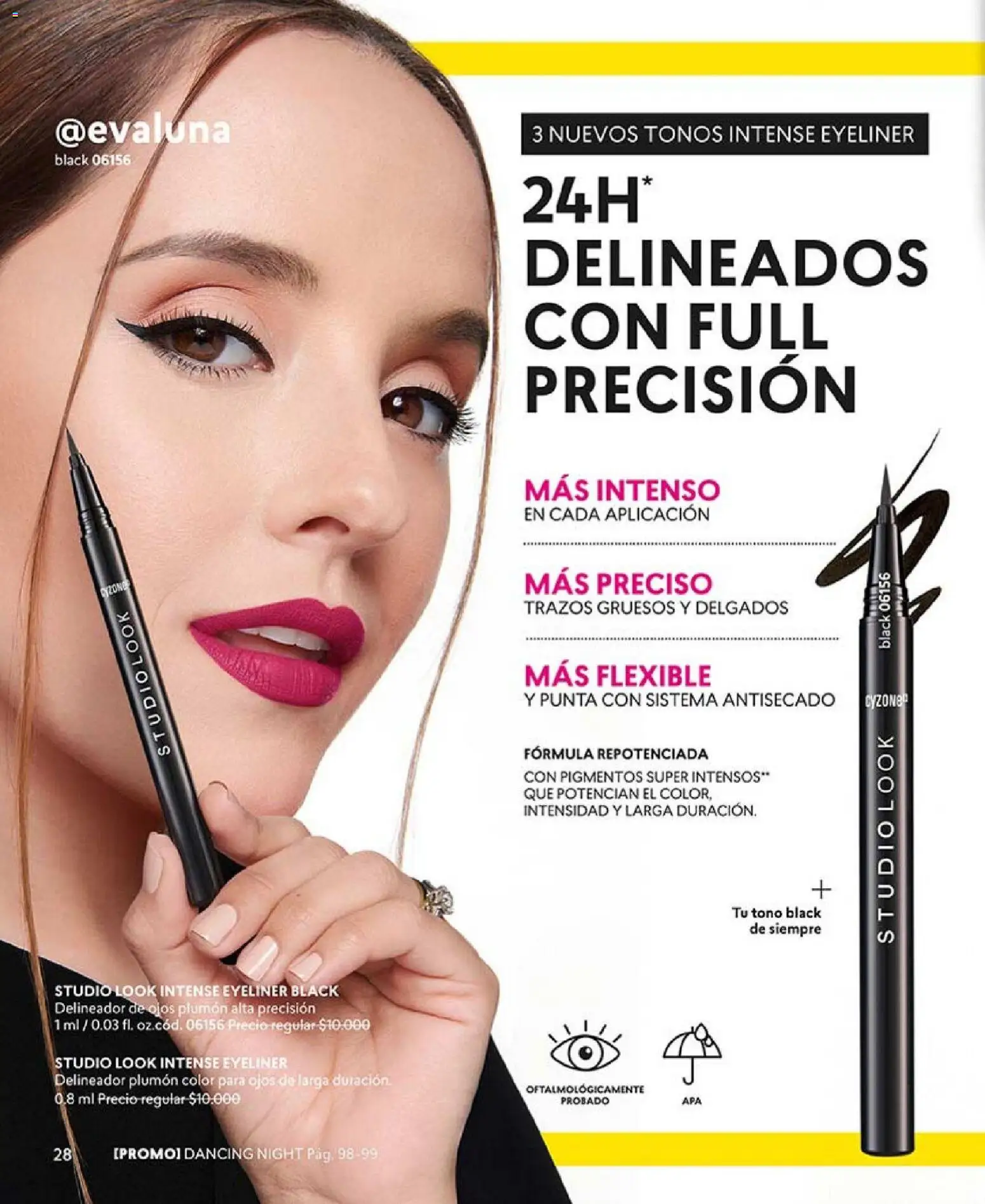 Catálogo CyZone Campaña 4 │ válido desde el 15.02.2026 | Página: 28 | Productos: Flexible, Delineador de ojos, Delineador, Plumón
