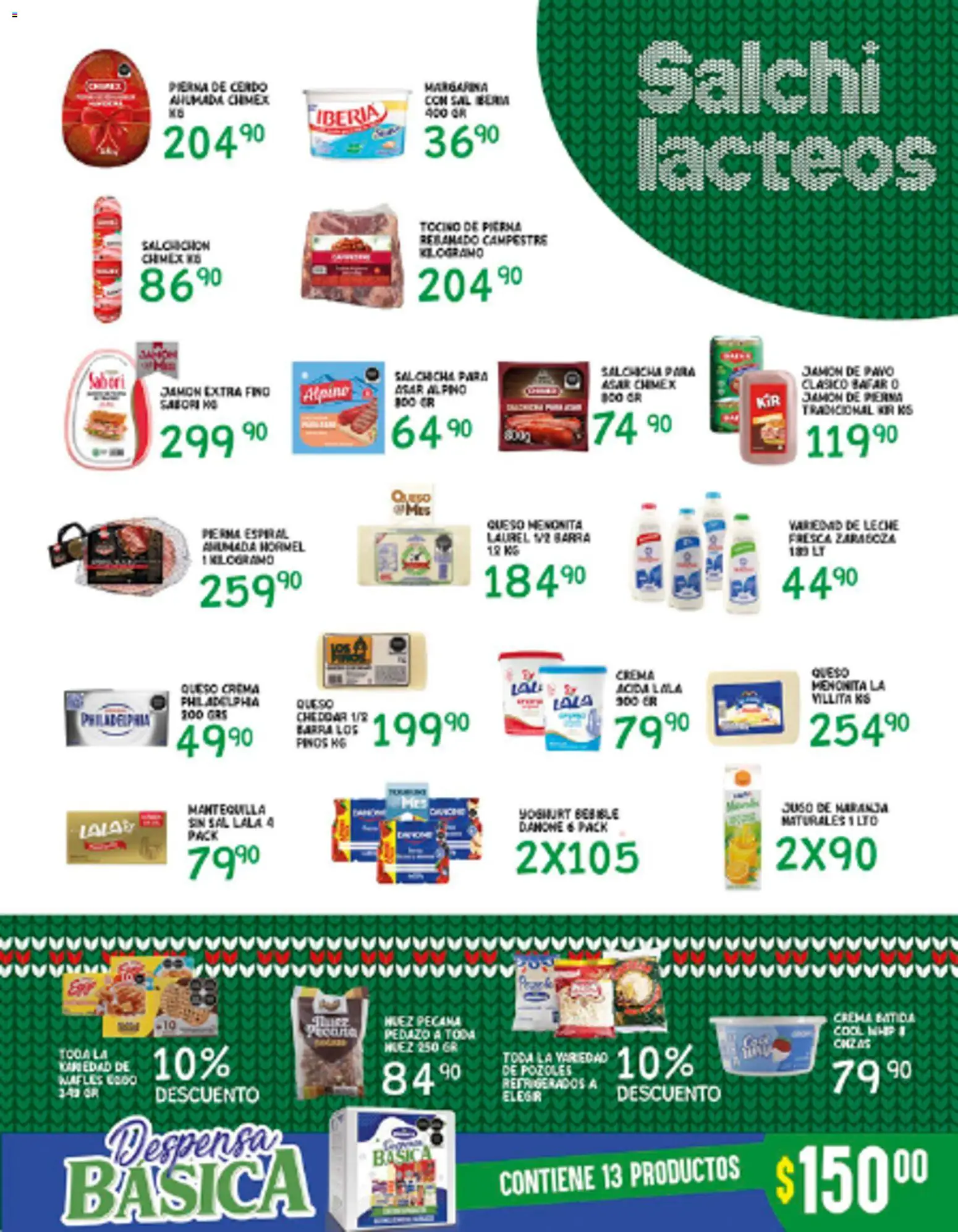Nuevas ofertas de Alsuper válidas en toda la República Mexicana desde el 12.12.2025. ¡Encuentra las mejores ofertas en Alsuper folleto! | Página: 3 | Productos: Leche, Mantequilla, Jugo, Barra