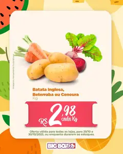 Big Box - Ofertas Sacolão - Pré-Visualização do folheto da loja Big Box, válido de 29.10.2025