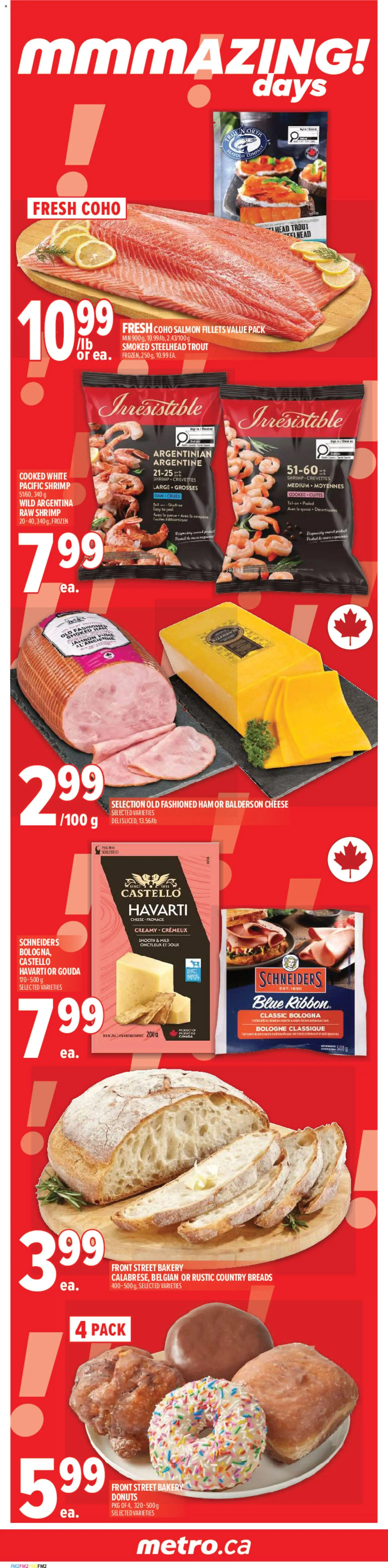 Metro flyer valid from 22.01.2026 | Page: 3 | Products: Bakery, Cheese, Ham