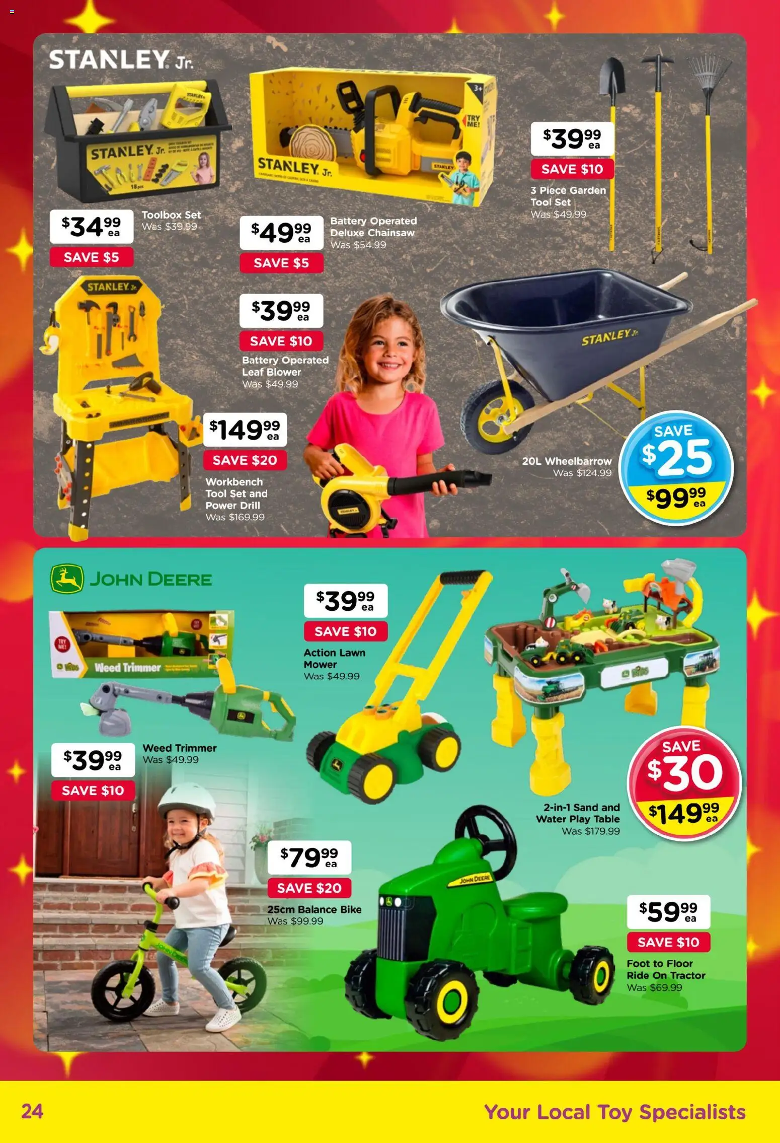 Toyworld catalogue - valid from 05.11.2025 | Page: 24 | Products: Table, Battery, Weed, Chainsaw