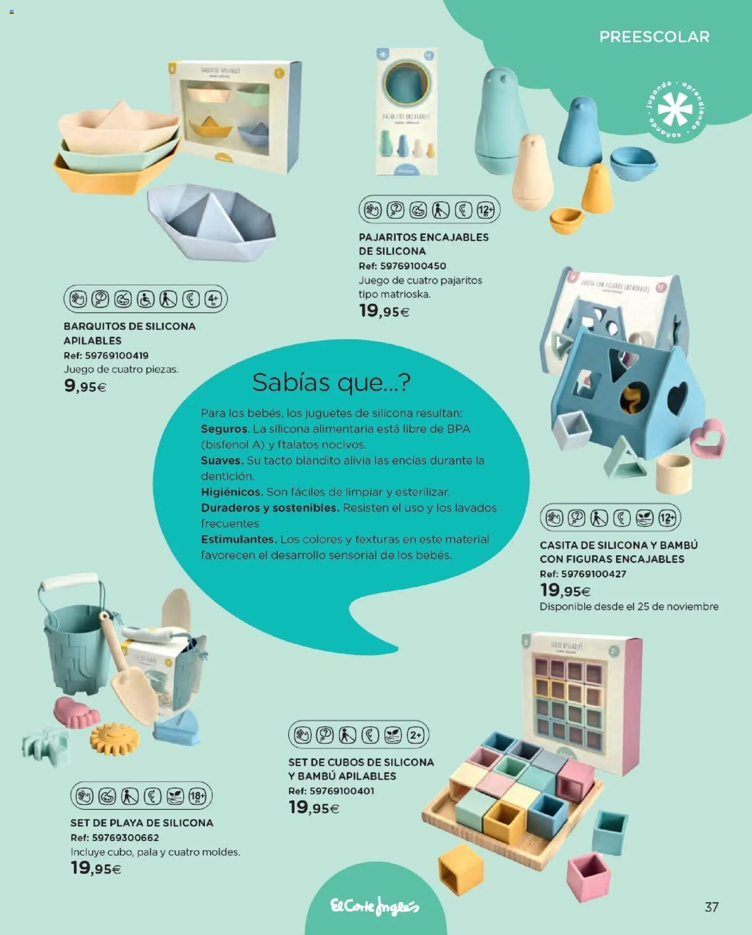 Nuevas ofertas de El Corte Inglés válidas en toda la República Mexicana desde el 27.10.2025. ¡Encuentra las mejores ofertas en El Corte Inglés catálogo Juguetes! | Página: 37 | Productos: Pala, Juego