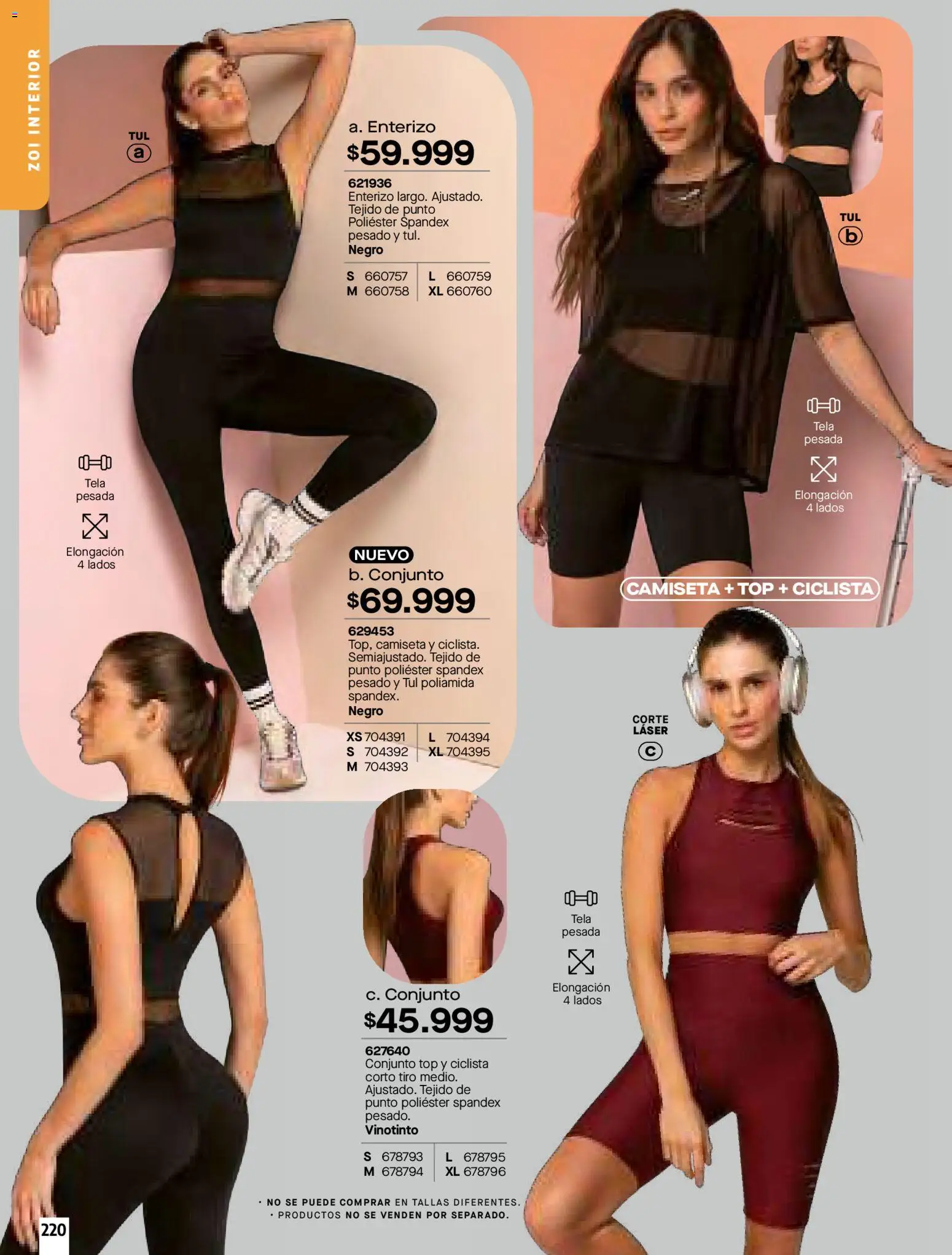 Pacifika revista - valida desde el 01.04.2026 | Página: 220 | Productos: Camiseta, Top, Conjunto, Enterizo