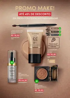 Eudora Folheto - válido de 16.07.2025 | Página: 10 | Produtos: Blush, Lapiseira, Segunda pele, Base