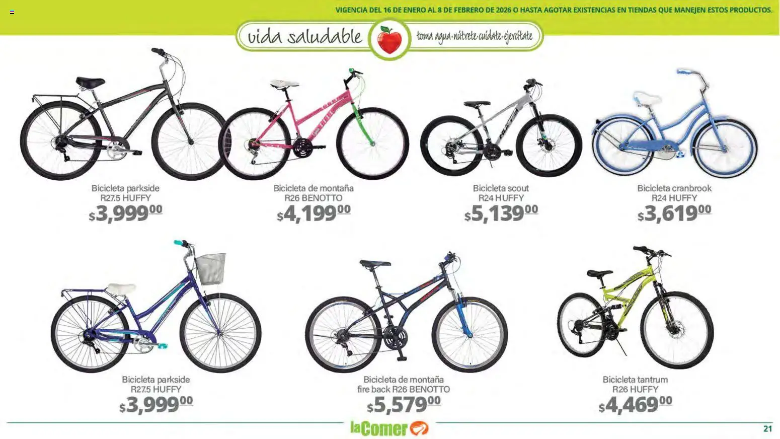 Nuevas ofertas de La Comer válidas en toda la República Mexicana desde el 16.01.2026. ¡Encuentra las mejores ofertas en La Comer folleto Vida Saludable! | Página: 21