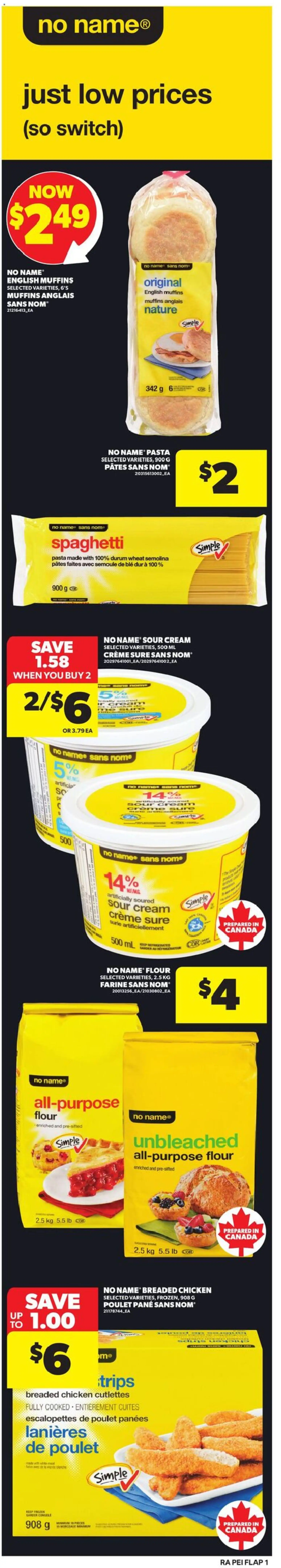 Atlantic Superstore flyer valid from 15.01.2026 | Page: 1 | Products: Sour cream, Pasta, Cream, Chicken