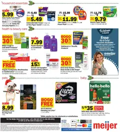 Preview of Meijer weekly ads valid from 03.12.2025 | Page: 4 | Products: Bath, Dog Food, Conditioner, Television