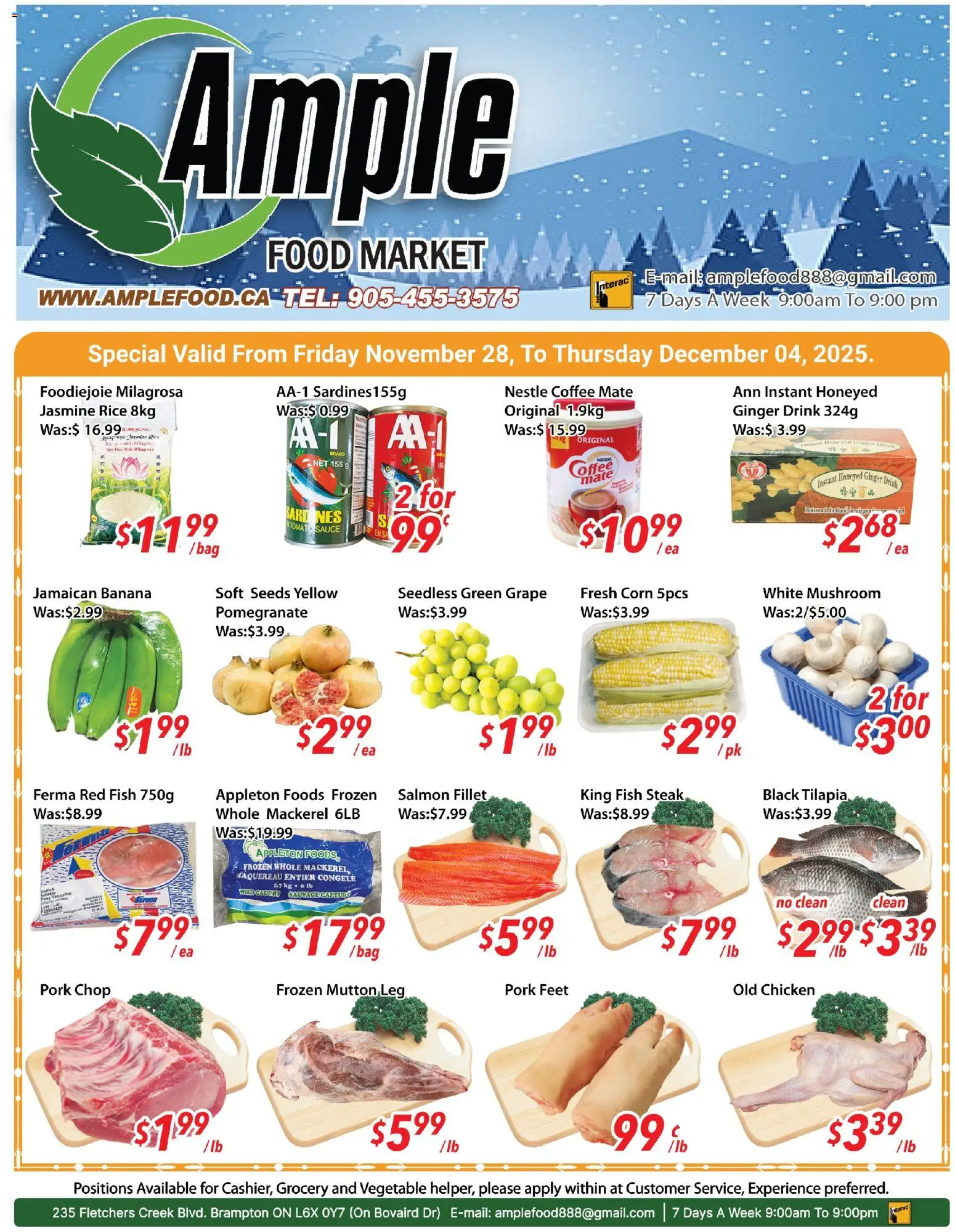 Ample Food Market flyer valid from 28.11.2025 | Page: 1