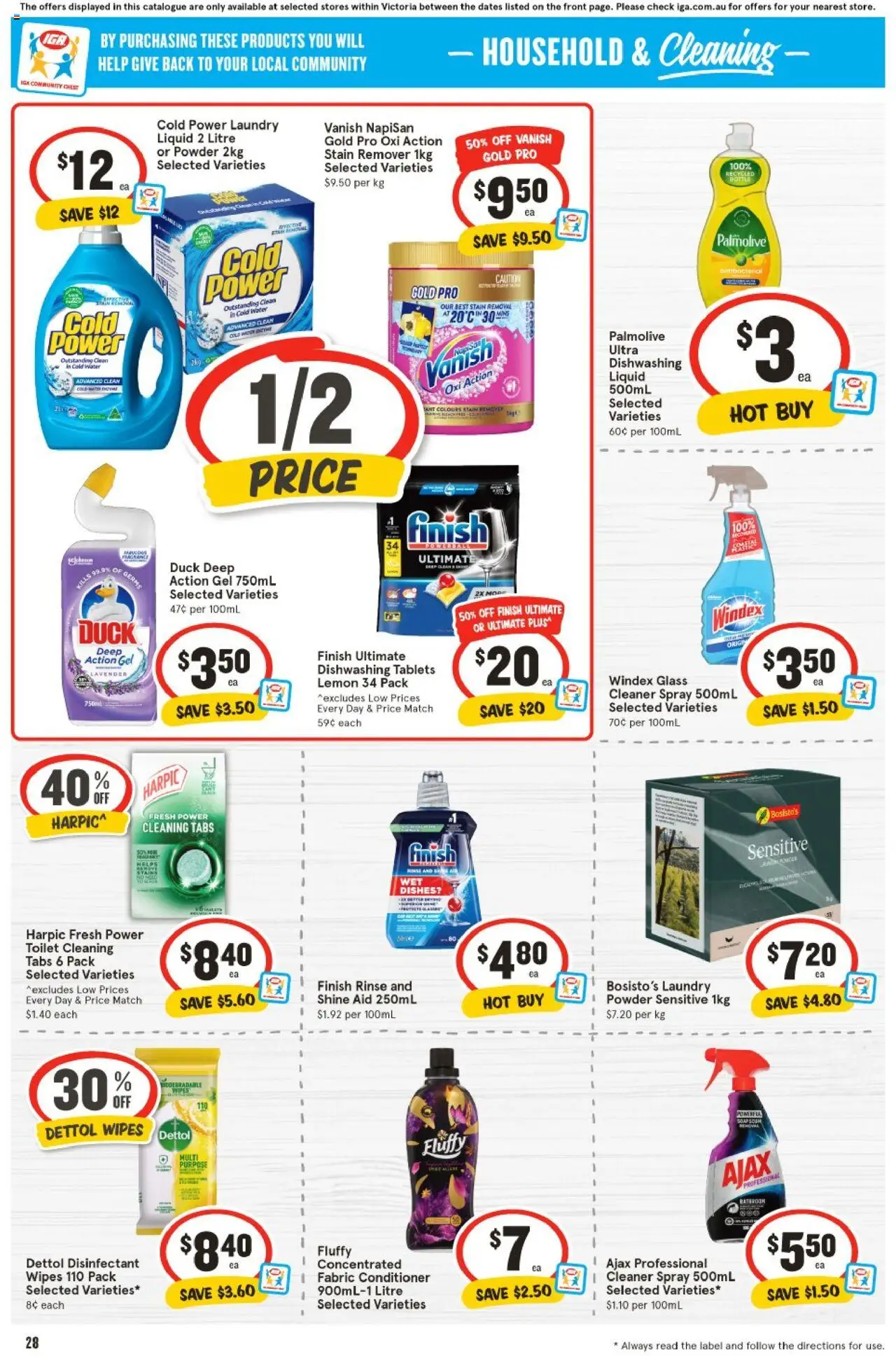 IGA catalogue - valid from 18.06.2025 | Page: 24 | Products: Toilet, Duck, Water, Lemon