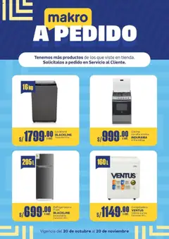 Vista previa de folleto Makro - Volante A Pedido #3 de la Makro válido desde 20.10.2025