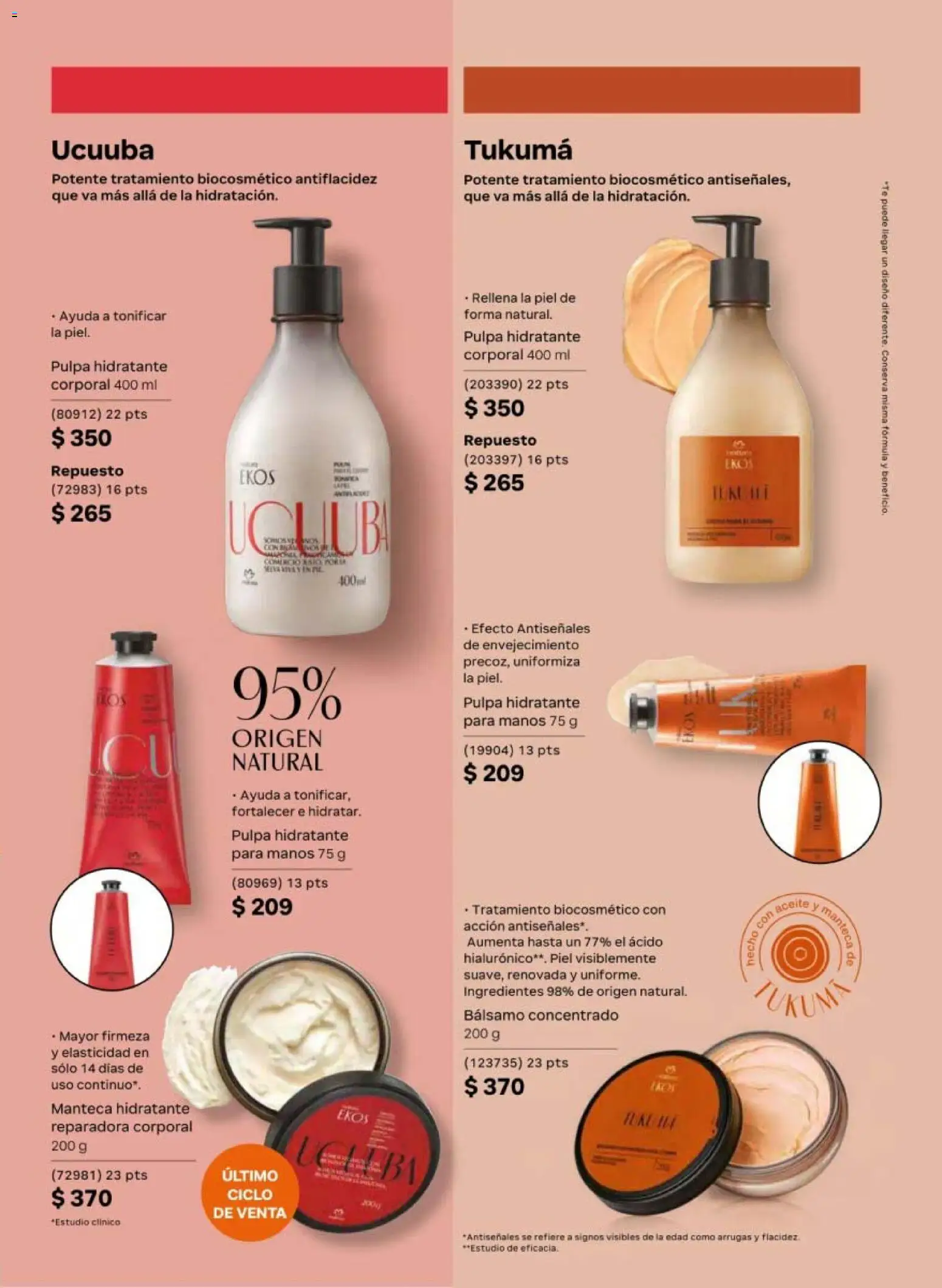 Nuevas ofertas de Natura válidas en toda la República Mexicana desde el 24.04.2026. ¡Encuentra las mejores ofertas en Natura campaña 7 2026! | Página: 117 | Productos: Bálsamo