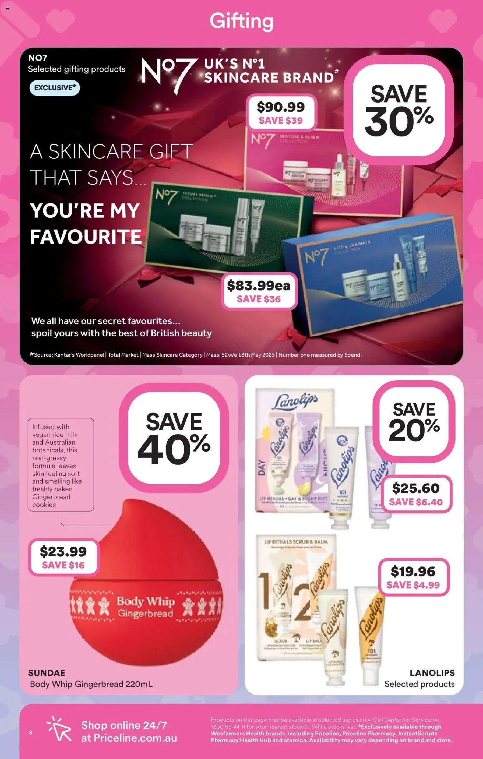 Priceline Pharmacy catalogue - valid from 11.12.2025 | Page: 8 | Products: Milk, Scrub, Rice