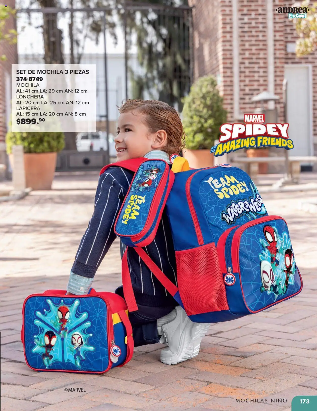 Nuevas ofertas de Andrea válidas en toda la República Mexicana desde el 25.05.2025. ¡Encuentra las mejores ofertas en Andrea catálogo Colegial ! | Página: 173 | Productos: Mochila