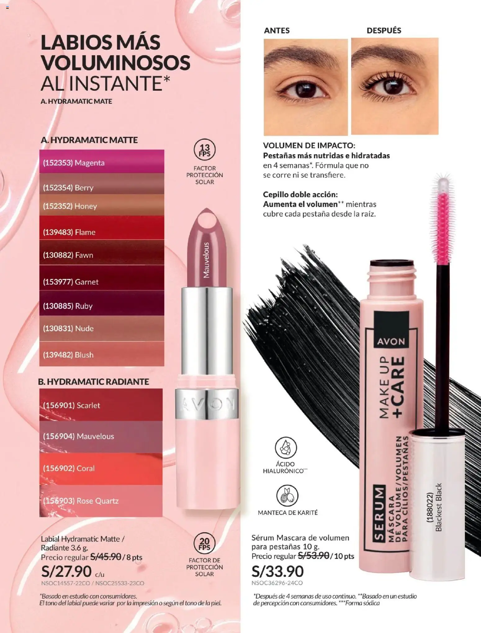 Catálogo Avon válido desde 10.03.2026 | Página: 68 | Productos: Máscara