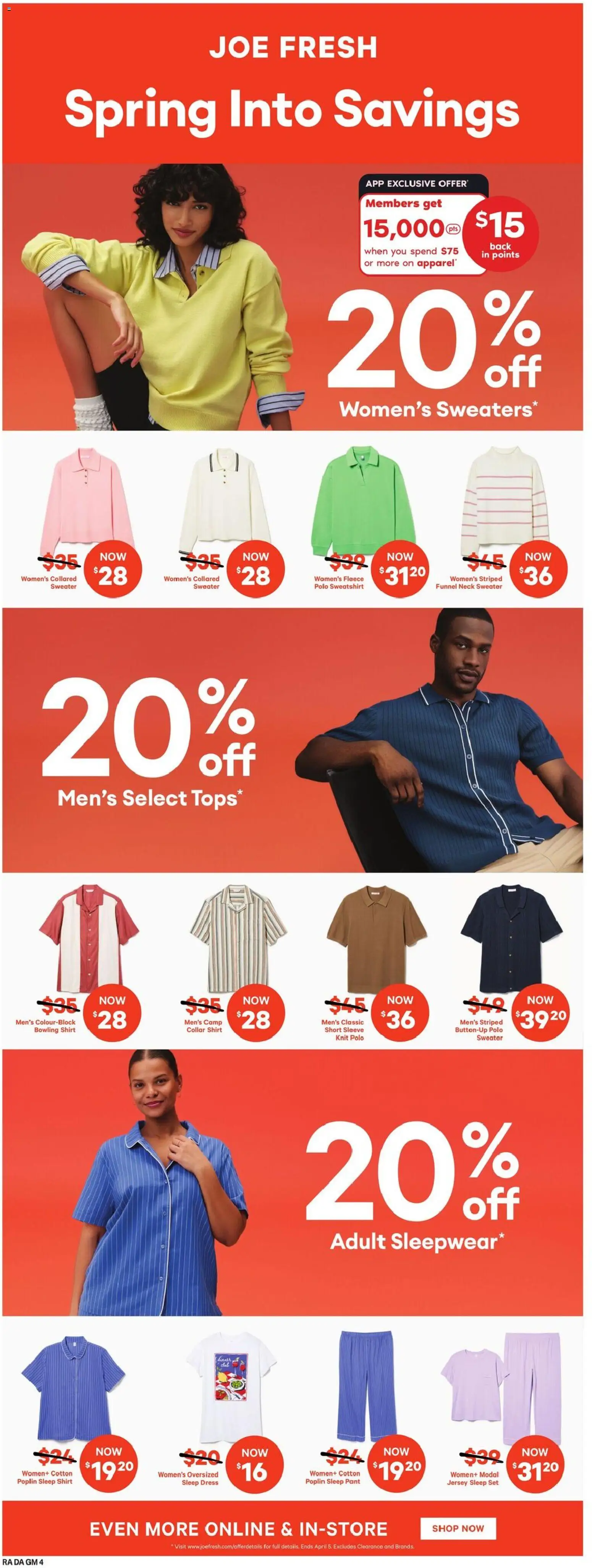 Atlantic Superstore flyer valid from 02.04.2026 | Page: 25 | Products: Dress, Shirt, Sweater