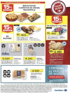Carrefour ofertas │ válido desde el 15.07.2025 | Página: 16 | Productos: Sobre, Manteca, Pan, Jamón