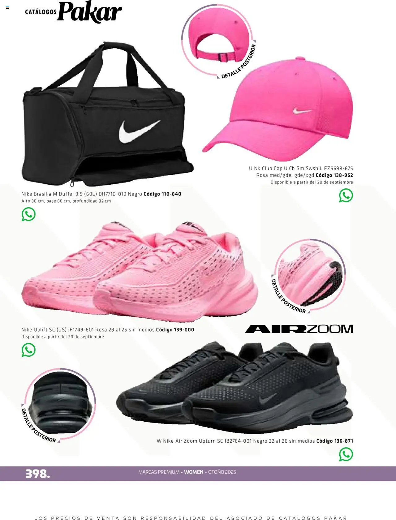 Nuevas ofertas de SC Pakar válidas en toda la República Mexicana desde el 29.08.2025. ¡Encuentra las mejores ofertas en SC Pakar - Catálogo Otoño Women! | Página: 398