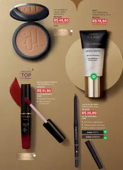 Eudora - Revista 6/2026 - Pré-Visualização do folheto da loja Eudora, válido de 01.04.2026 | Página: 13 | Produtos: Pó compacto, Pó, Lapiseira, Primer