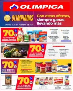 Olímpica - Olimpiadas segunda unidad con el 70 -  Vista previa de la revista de la tienda Olímpica valido desde el 14.02.2026
