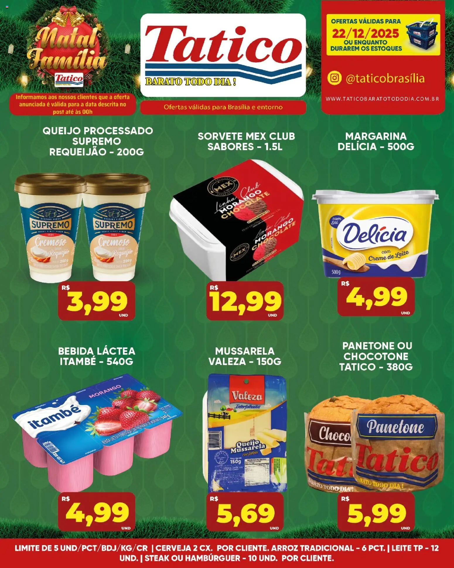 Tatico Folheto - válido de 22.12.2025 | Página: 6 | Produtos: Cerveja, Arroz, Creme, Requeijão