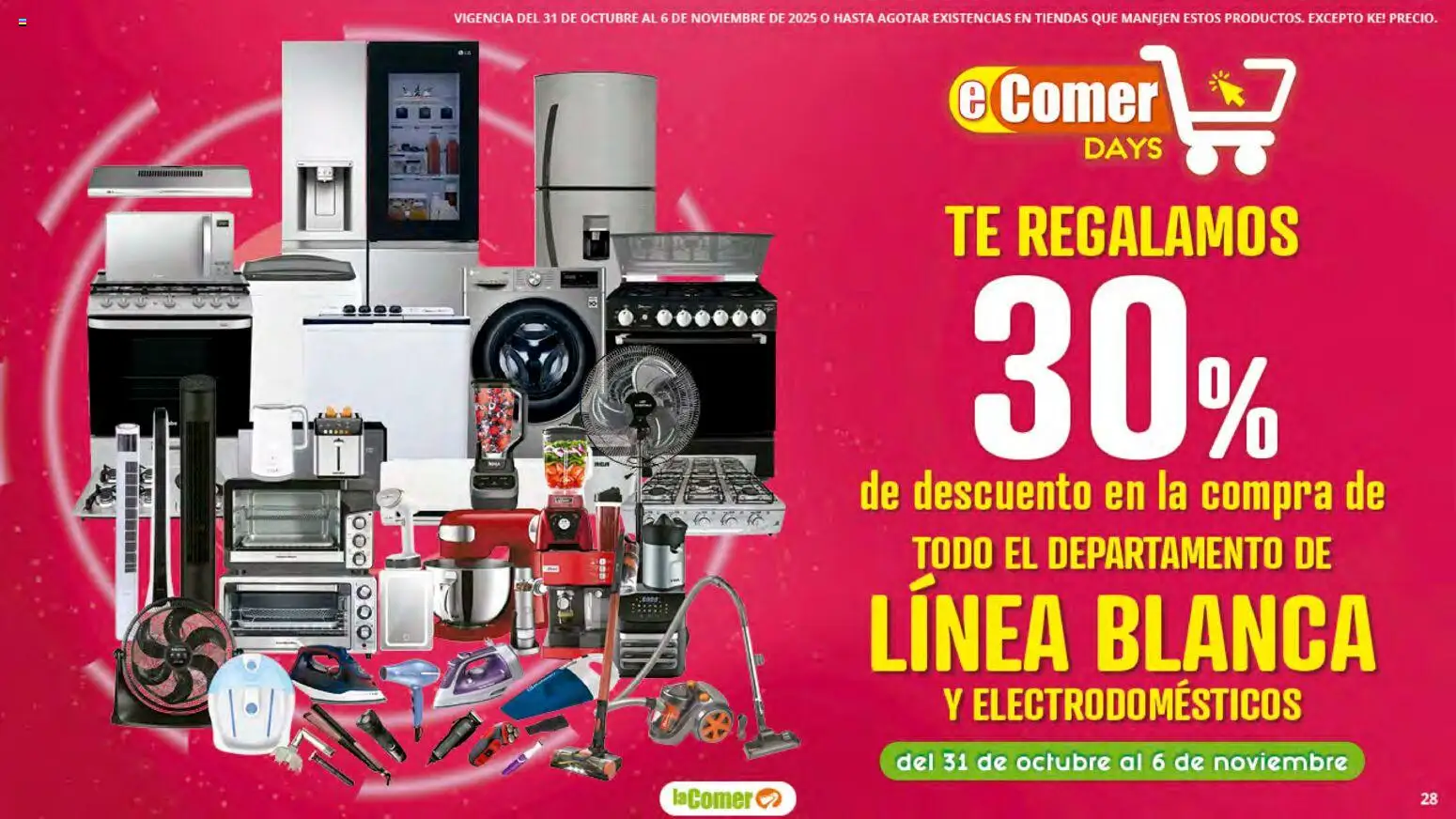 Nuevas ofertas de La Comer válidas en toda la República Mexicana desde el 31.10.2025. ¡Encuentra las mejores ofertas en La Comer folleto! | Página: 28 | Productos: Té