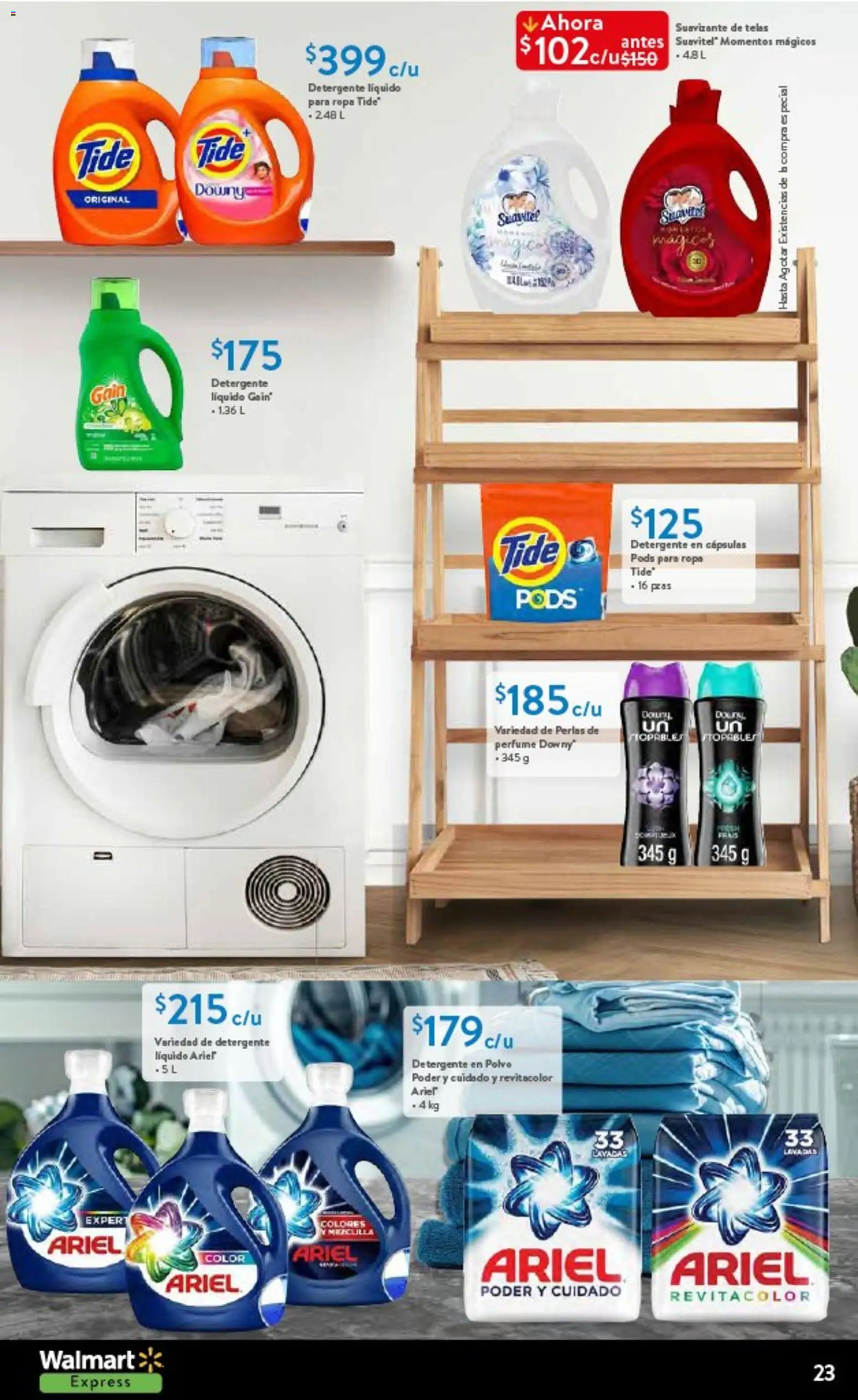 Nuevas ofertas de Walmart Express válidas en toda la República Mexicana desde el 14.10.2025. ¡Encuentra las mejores ofertas en Walmart Express folleto Halloween! | Página: 23 | Productos: Detergente, Suavizante, Ropa, Perfume