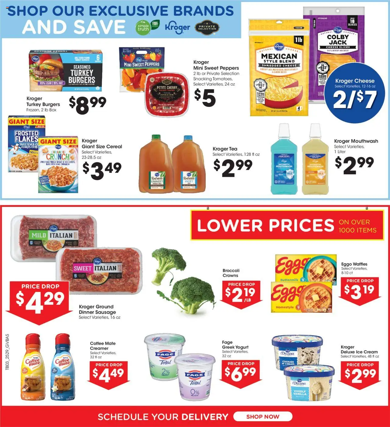 Kroger Ocado FC04 - OH - valid from 20.08.2025 | Page: 6 | Products: Crowns, Yogurt, Tomatoes, Rice