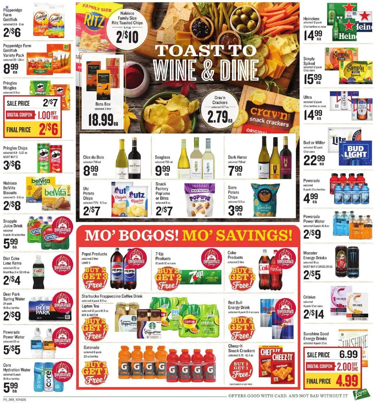 Lowes Foods Weekly Ad - GA - valid from 15.10.2025 | Page: 9 | Products: Box, Water, Salt, Lime