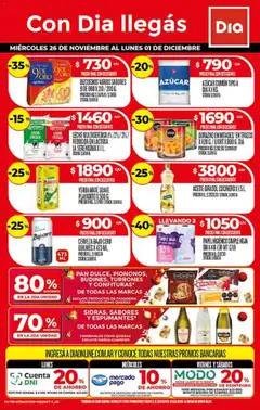 Vista previa Dia - Ofertas - Excluye Salta y Jujuy válido desde el 26.11.2025