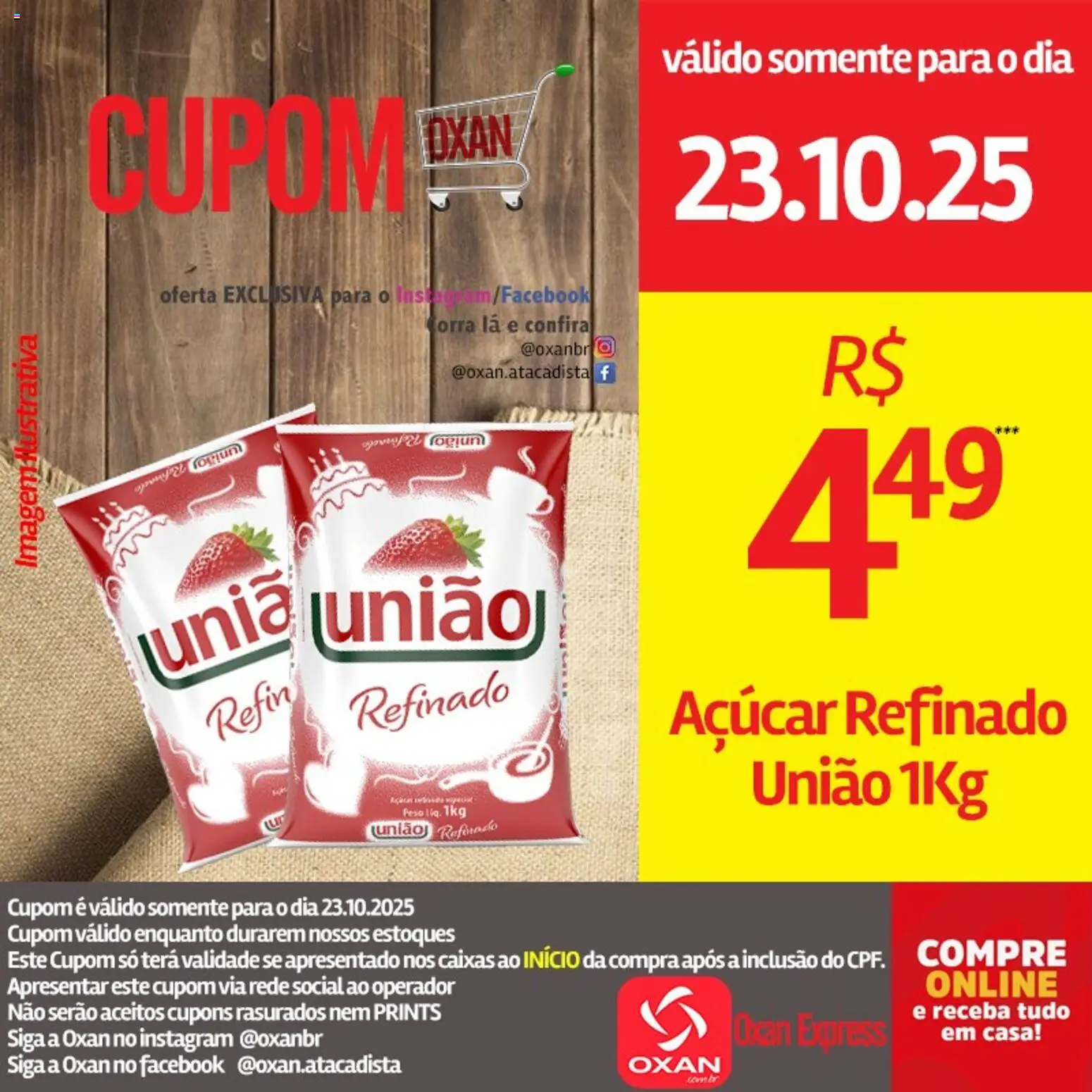 Oxan Atacadista Folheto - válido de 23.10.2025 | Página: 10 | Produtos: Açúcar