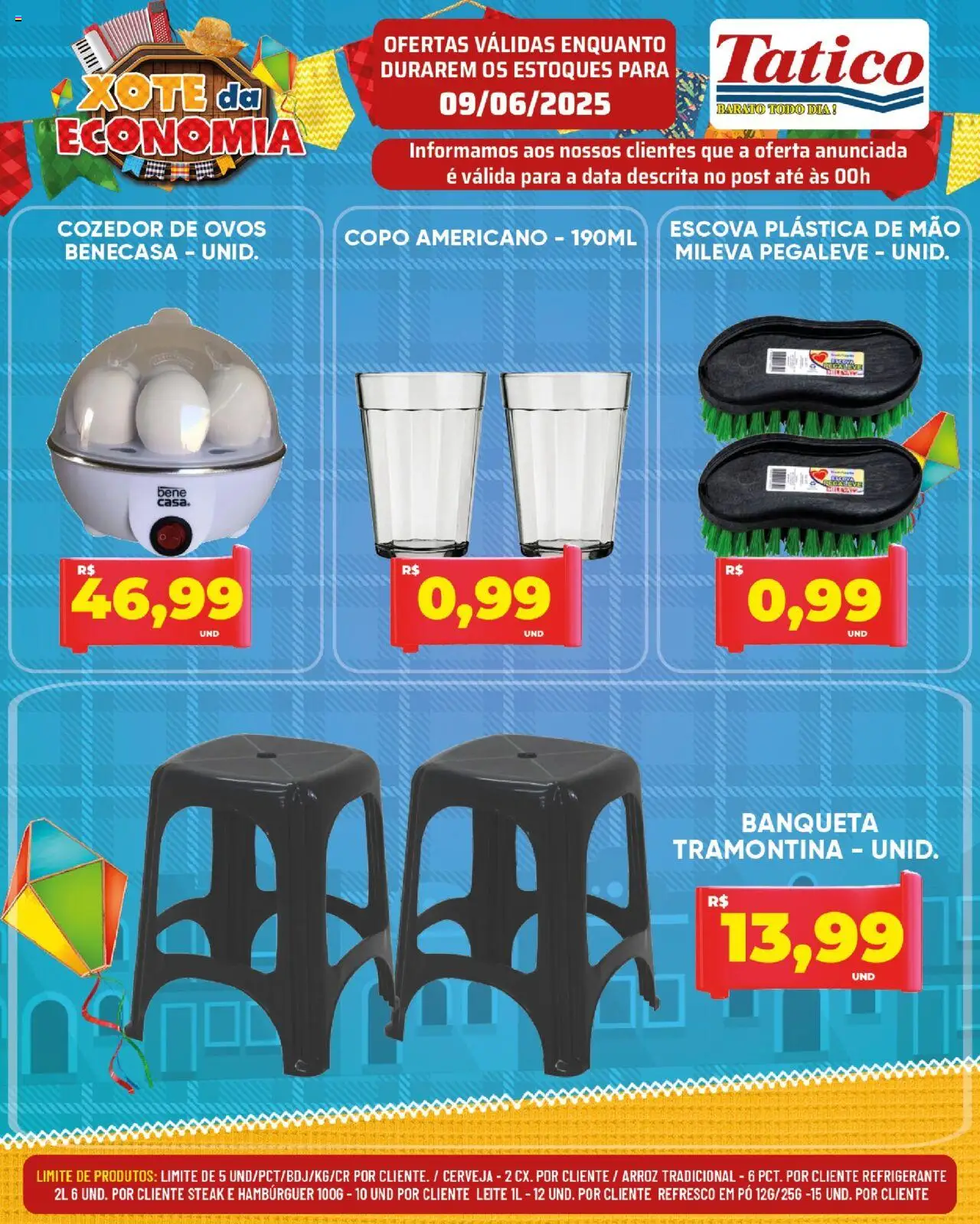 Tatico Folheto - válido de 09.06.2025 | Página: 18 | Produtos: Refresco, Leite, Cerveja, Refrigerante