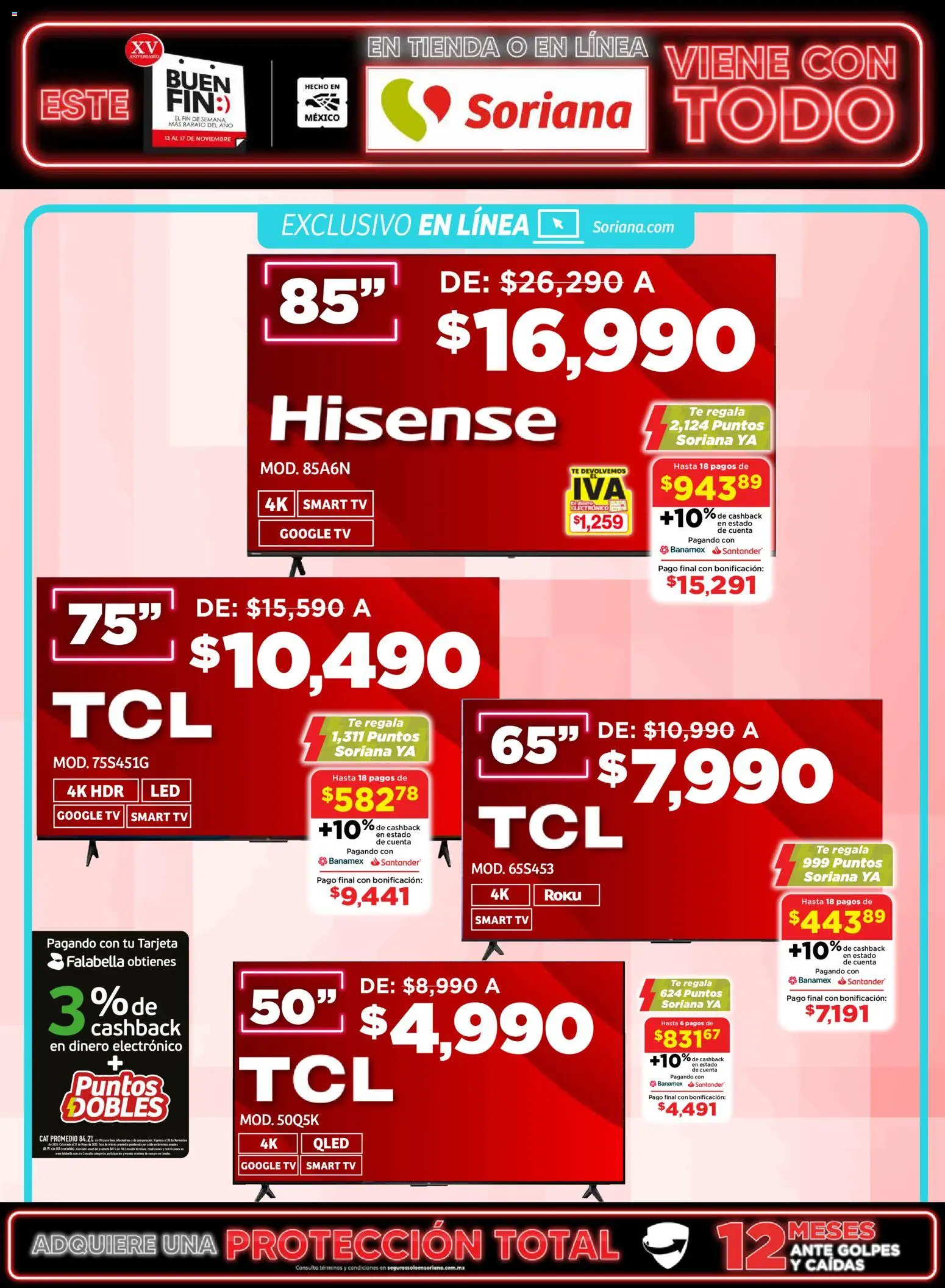 Nuevas ofertas de Soriana válidas en toda la República Mexicana desde el 13.11.2025. ¡Encuentra las mejores ofertas en Soriana - Buen Fin Mercado Frontera! | Página: 5 | Productos: Té